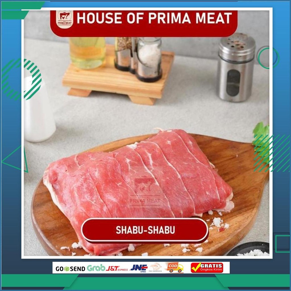 Daging Shabu-Shabu Impor-Aus Shabu-Shabu Beef Grab