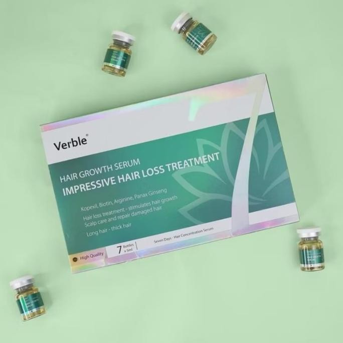 Verble Serum Penumbuh Rambut Verble Hair Growth Serum Impressive Hair Loss Treatment