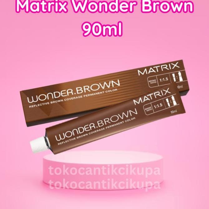 MATRIX Wonder Brown 90ml Cat Rambut Permanen Warna Coklat