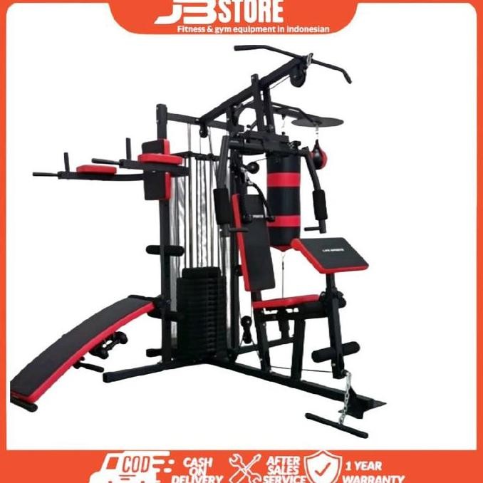 Alat Fitnes Home gym 3 sisi Samsack-Olahraga Angkat Beban Fitnes gym