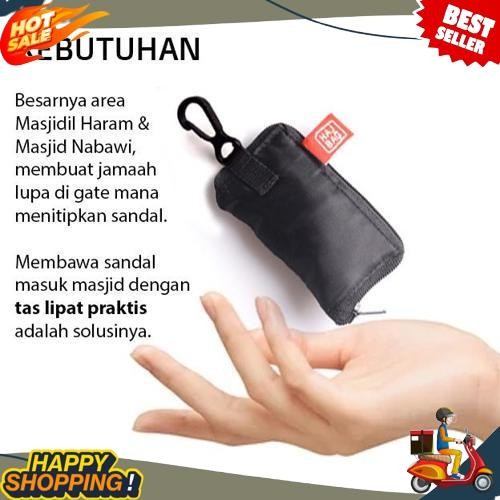 Hajbag - Tas sandal haji perlengkapan umroh tas haji, tas umroh, tas sandal umroh backpacker Teratas
