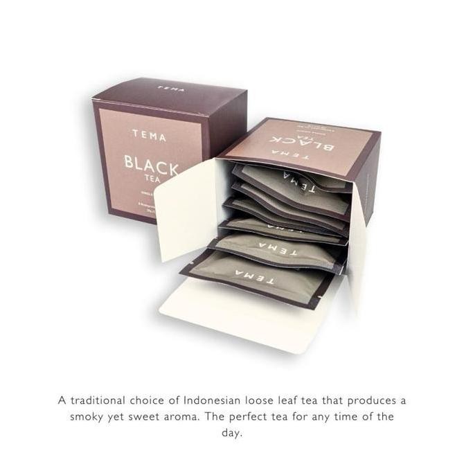 BEST SELLER BLACK ORGANIC TEA | TEH HITAM | BLACK TEA - TEMA TEA | TEA BAGS 8 SERVINGS | CLASSIC 