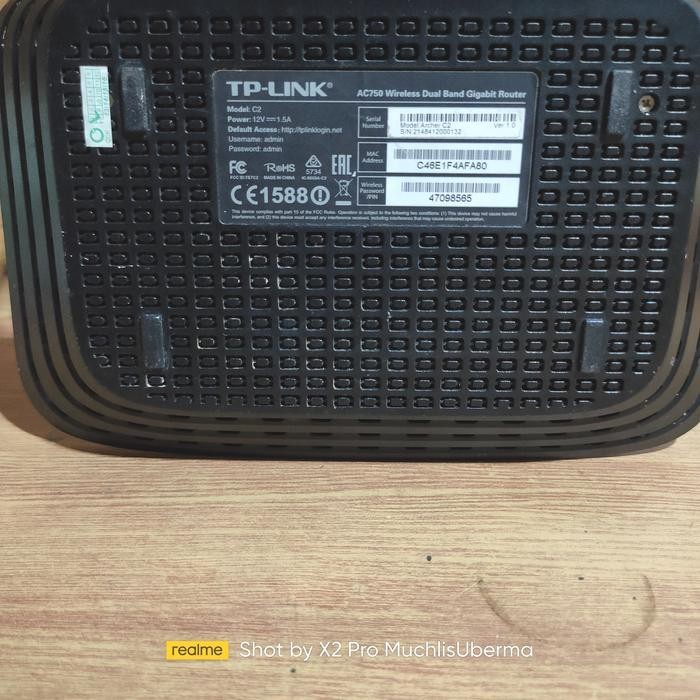 Tp-Link Archer C2 : Ac750 Wireless Dual Band Gigabit Router Limited