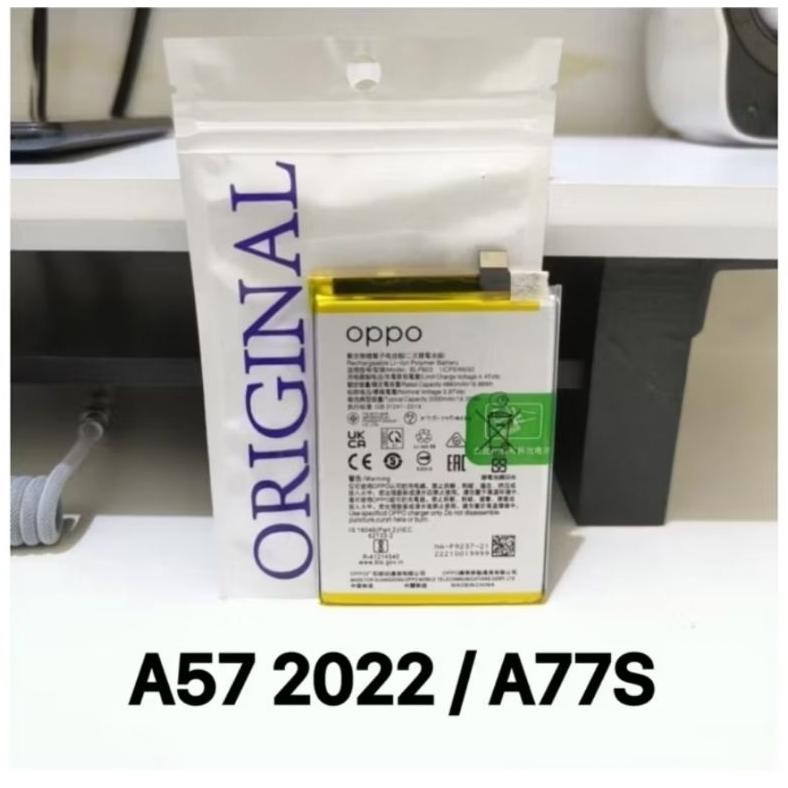 Kekinian - Baterai Batre Oppo A57 2022 4G / A77s Batre Oppo Blp923 original 100% ,,