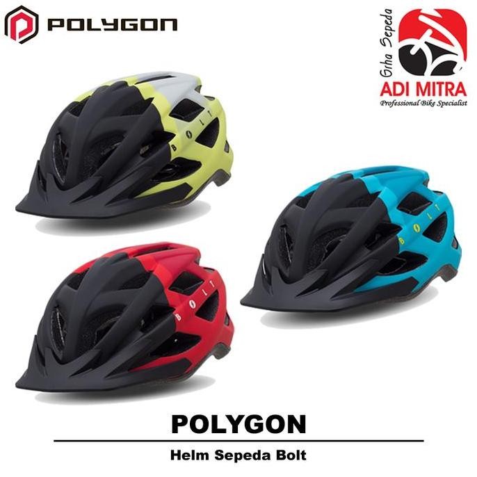 Helm Sepeda Polygon Bolt Helmet Sepeda MTB IQB