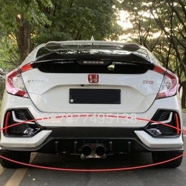 Diffuser Bemper Civic RS hatchback FK turbo bumper defuser