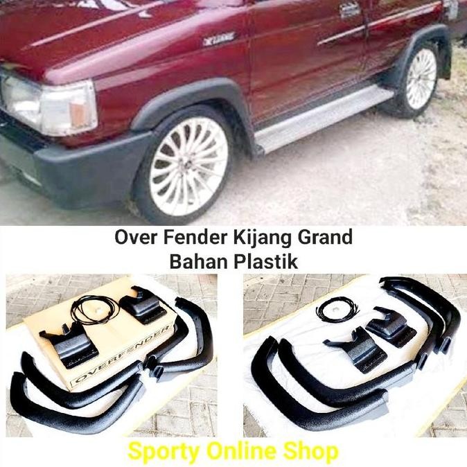 Over Fender Kijang Super Kijang Grand Kijang Jantan Bahan Plastik ABS Aksesoris