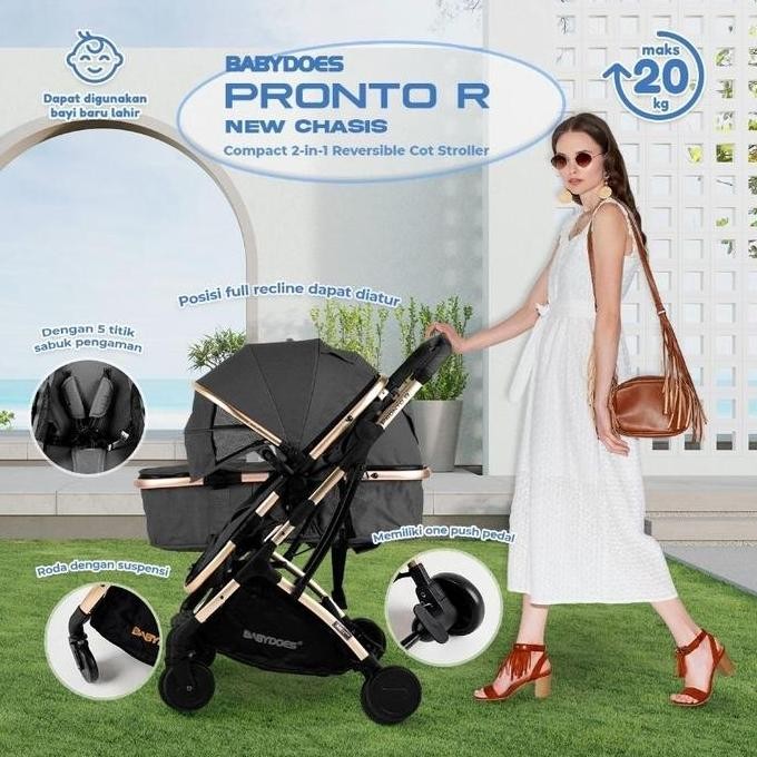 Stroller Baby Does / Babydoes Ch-Tr 2222 Sn Pronto R / Kereta Bayi
