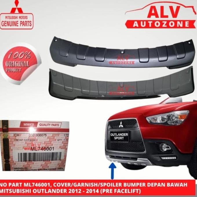 COVER/GARNISH/SPOILER BUMPER DEPAN BAWAH MITSUBISHI OUTLANDER ML746001