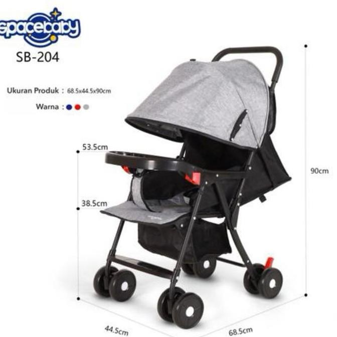 Stroller Spacebaby Sb 204 Space Baby