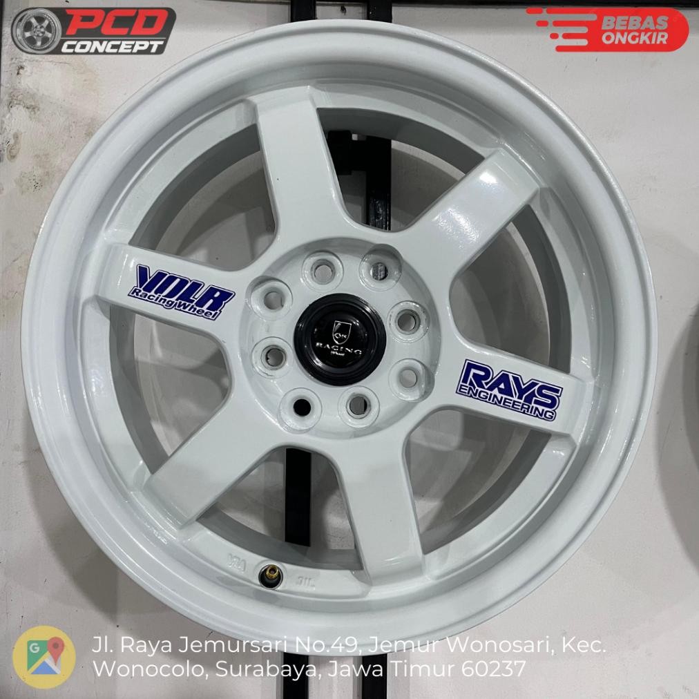 Velg volk rays te37 r15 velg racing mobil volk rays te37 ring 15 JAZZ BRIO SIRION GENIO LIVINA