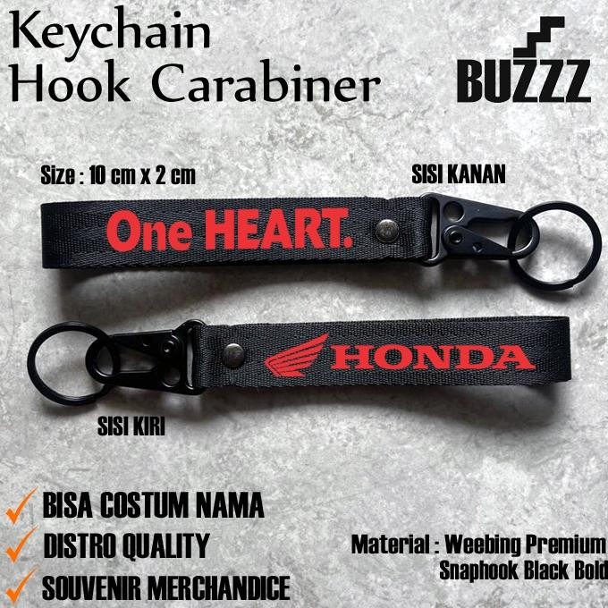 Bf888S Gantungan Kunci Honda Sonic -  Keychain Honda New Sonic 155  - Carabiner Sonic - Gantungan Ku