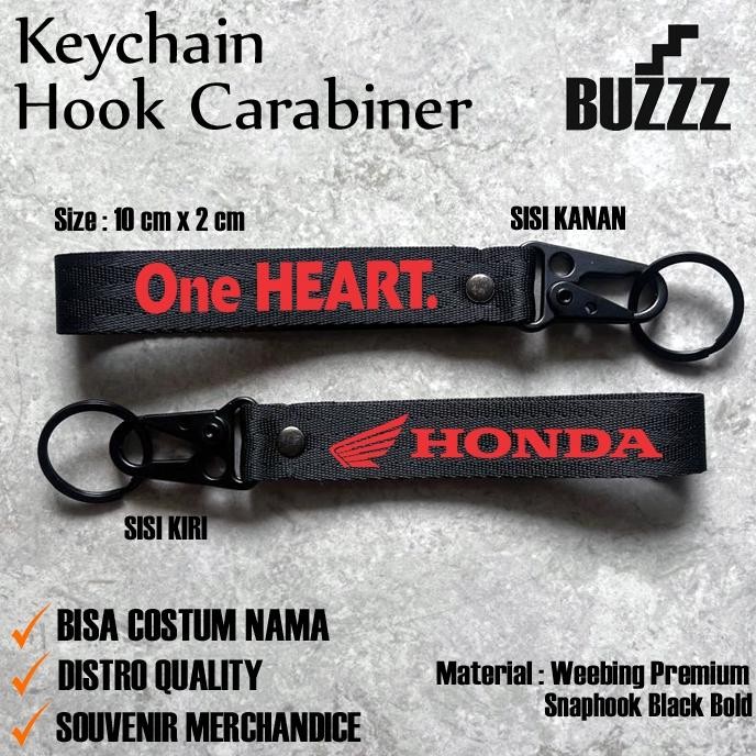 Viral Gantungan Kunci Honda Sonic -  Keychain Honda New Sonic 155  - Carabiner Sonic - Gantungan Kun