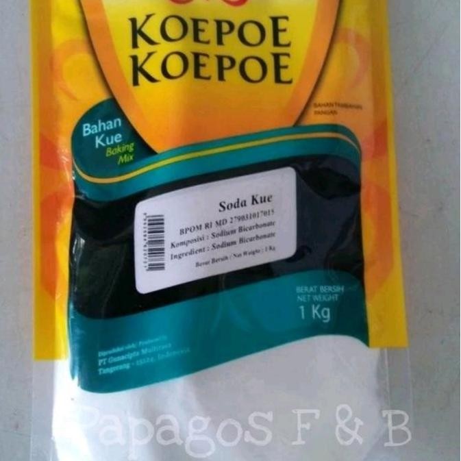 Baking Soda Kue Koepoe Koepoe Kupu Kupu 1 kg / kilo TKP