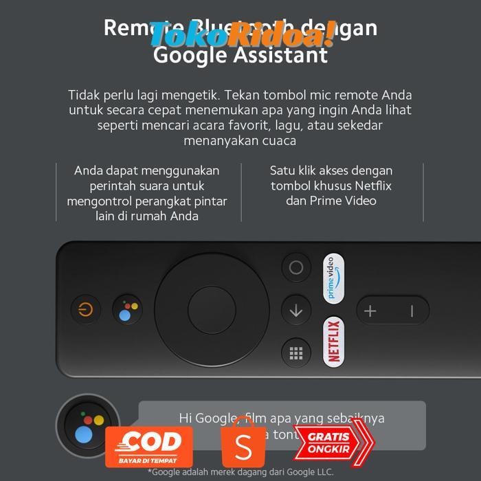 KT78 Aw89 Am67 Xiaomi Android TV Stick | Dolby DTS Audio | Streaming Smart WIFI Youtube for TV | [ O