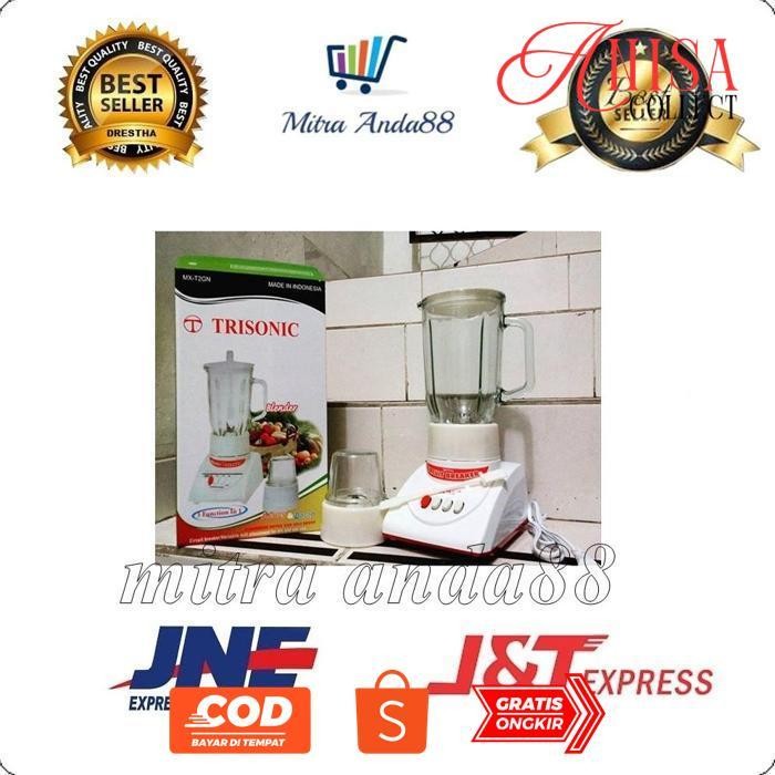 UFO-2025 fgk-24 We69 Mitraanda88 Set Blender Kaca Trisonic Yamakawa dan TD 3 IN 1 Kapasitas 1 Liter 