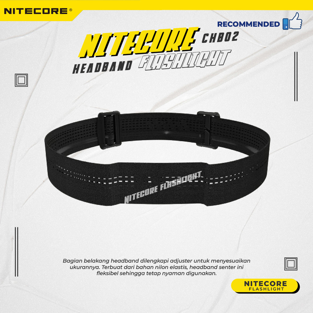 Headband Senter Kepala NITECORE CHB02