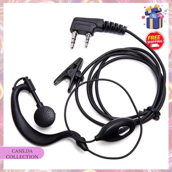 HEADSET EARPHONE MIC HT KOMPATIBEL UNTUK MERK BAOFENG WEIRWEI VEV 796 PRODUK TERBAIK