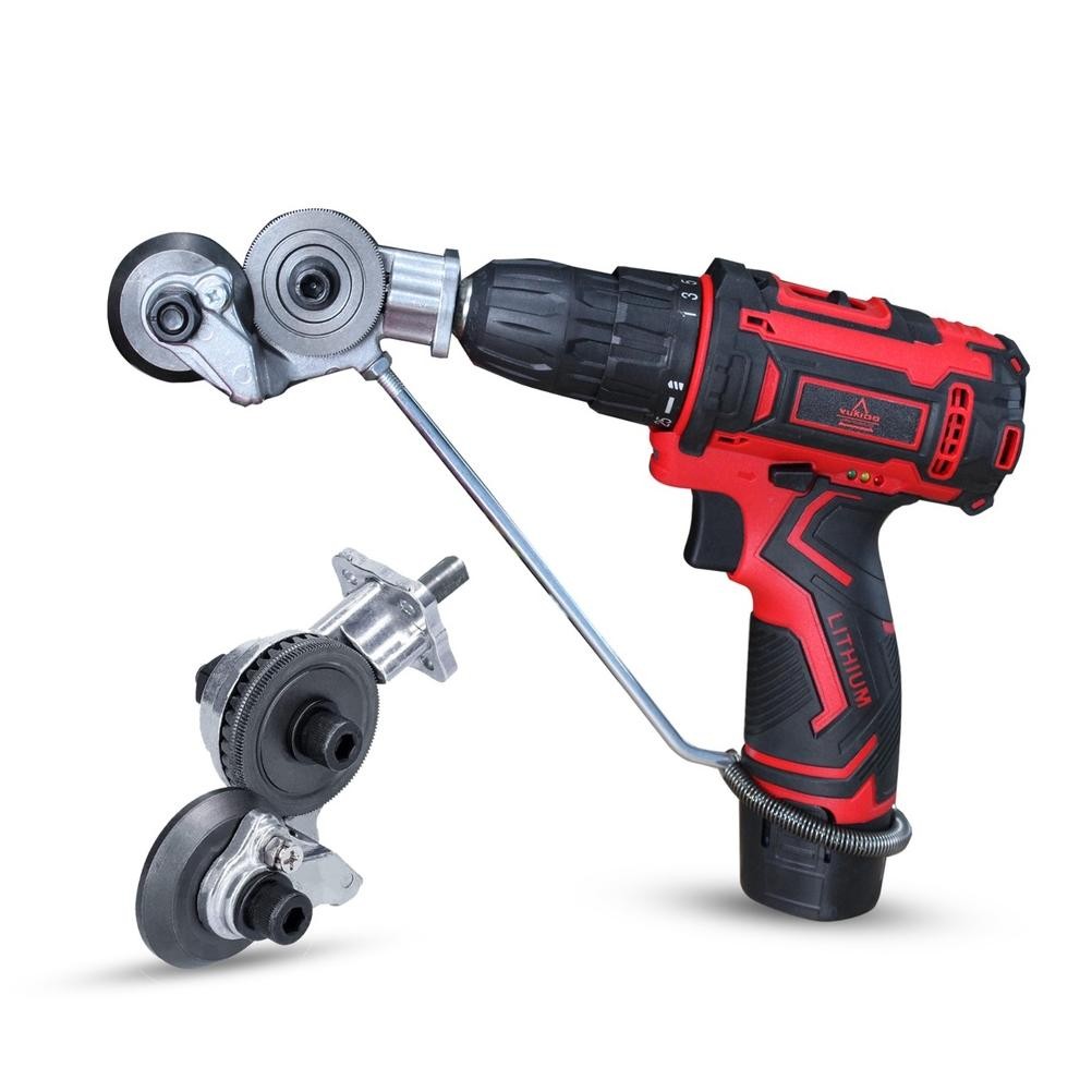 Adapter Bor Ke Gergaji Potong Seng Plat Metal Kepala Ganda multifungsi