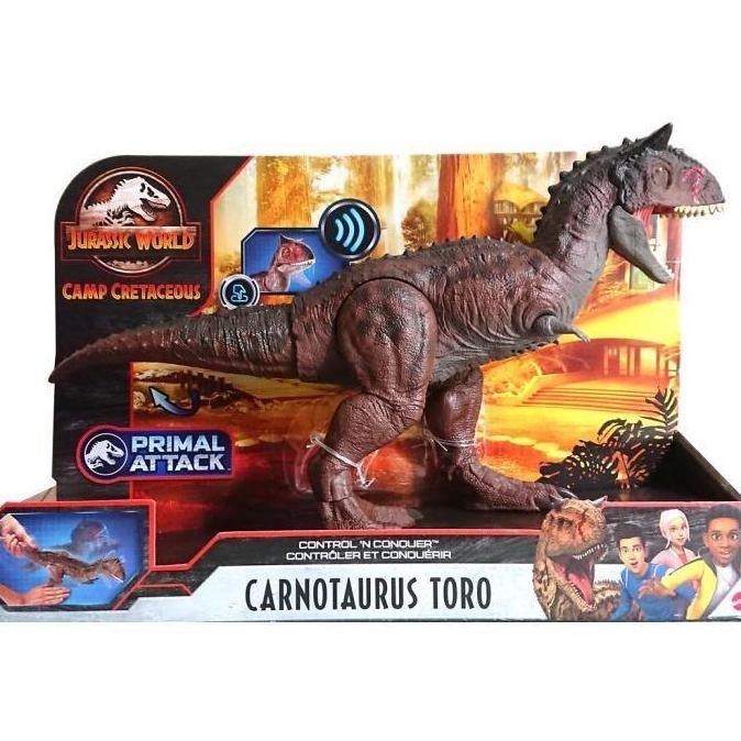 READY ORIGINAL ASLI JURASSIC WORLD CAMP CRETACEOUS CONTROL 'N CONQUER CARNOTAURUS TORO KODE 1125