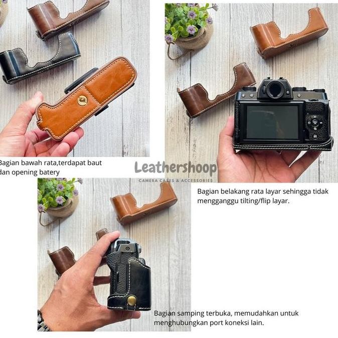 Fujifilm Xt200 Fuji X-T200 Half Case Leather