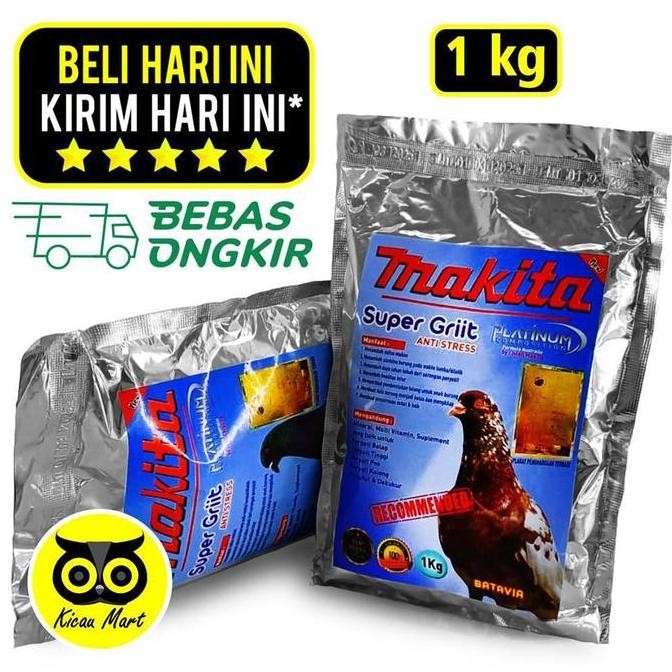 ] Grit asinan makita super grit platinum pakan tambahan merpati perkutut