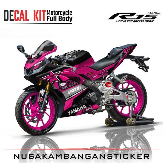 Stiker R15 V3 VVA 155 -livery Moto Gp Pink Motorcycle Original