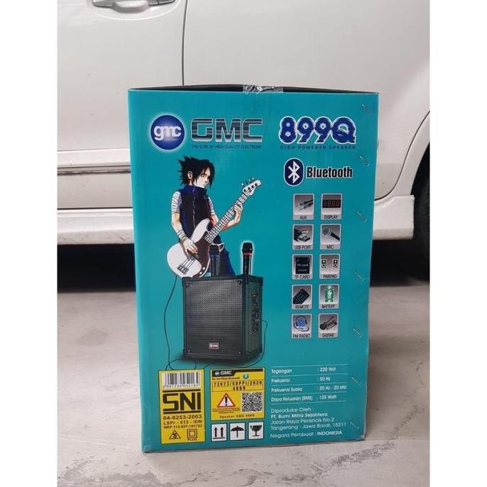 Gmc Speaker Gmc 899Q Bluetooth + Wireless Mic Suara Bagus