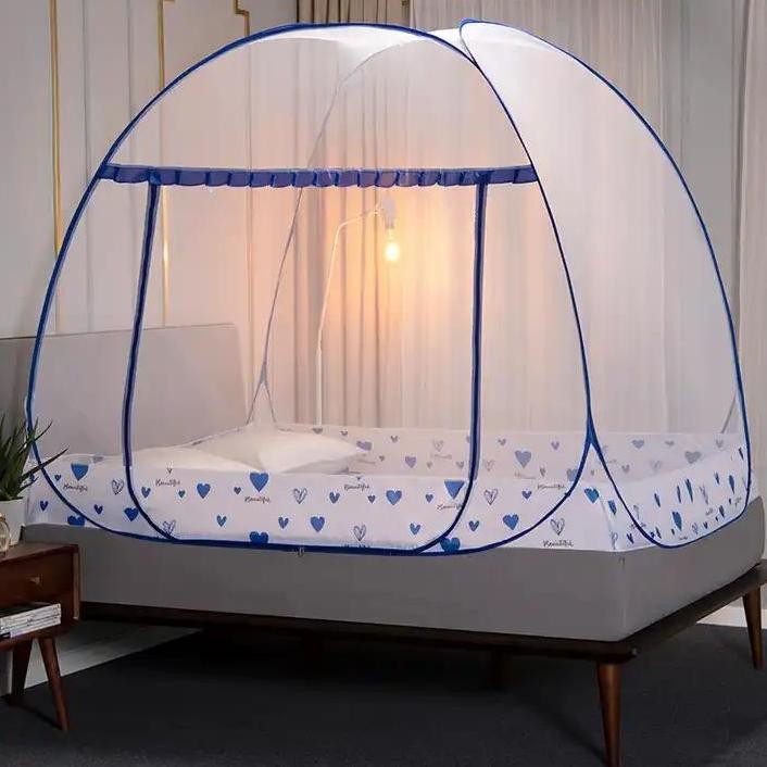 Kelambu super jumbo kelambu kotak lipat kelambu bulat kualitas premium kelambu dewasa kelambu kamar 