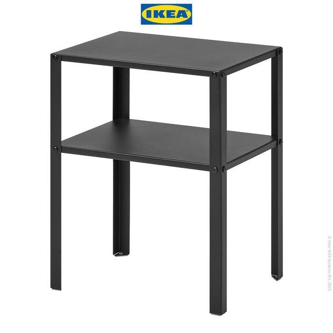 KL IKEA KNARREVIK Meja Samping Tempat Tidur Bahan Baja 37x28 cm