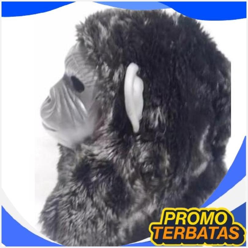 TRENDING Topeng Monyet / Topeng Karnaval / Topeng Monyet Gorilla Bulu Topeng Karakter Monyet