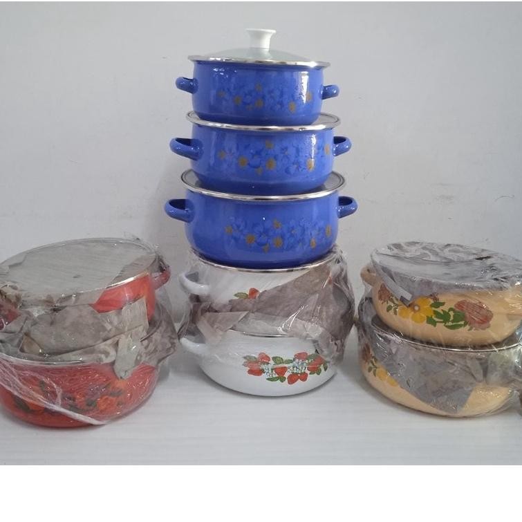 Berkualitas PANCI SET 3PCS / PANCI BUNGA GSF / MANGKUK SET SERBAGUNA 3PCS GSF G 1618 / GSF1618 / GSF