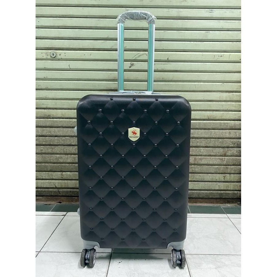 TERBARU - Koper fiber polos Polo Garden 24 inch maroon