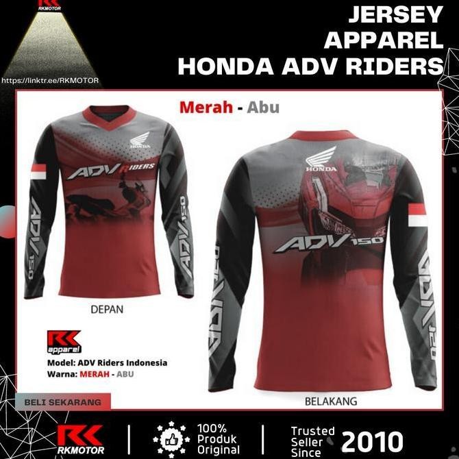 Jersey Honda Adv Indonesia | Honda Adv Kaos | Baju Honda Adv Riders Motorcycle Original