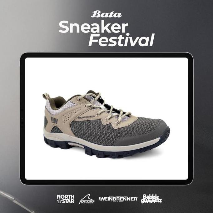 [SneakerFest] WEINBRENNER - MONTREK "Air Mesh" Sepatu Sneakers Hiking Outdoor Pria - Shoes