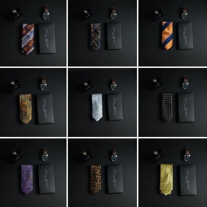 DASI PRIA CORAK BATIK PREMIUM LEBAR 8 CM ELEGAN WEDDING BIRU KANTOR