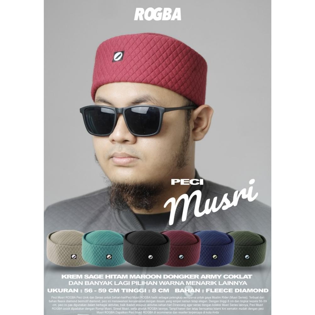 Peci Pakistan Original Quzzy Peci Musri Original Peci Rogba Cap Pecicap Kopiah Songkok Sholat Solat 