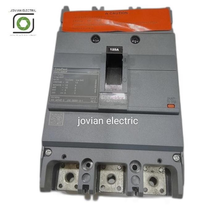 Promo MCCB125A 3P SCHNEIDER/CIRCUIT BREAKER 125A 3PHASE SCHNEIDER. COD