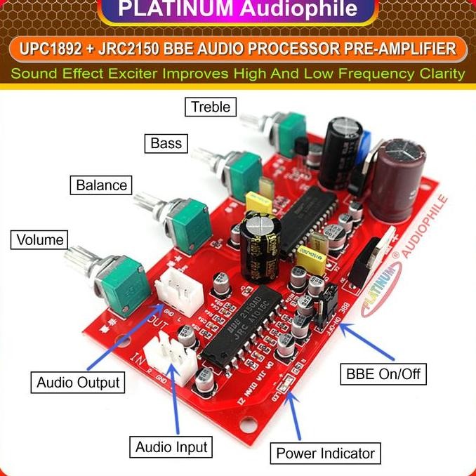 Modul Bbe Audio Processor Jrc 2150 Upc 1892 Tone Preamp Sound Effect Treble Bass Bbe-03