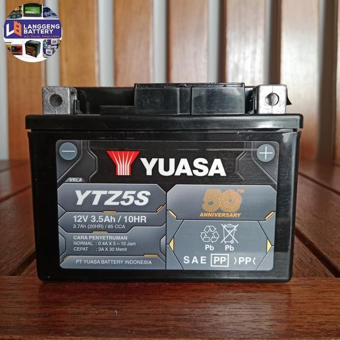 Aki Motor Yamaha Jupiter Mx New Ytz5S Yuasa Aki Kering