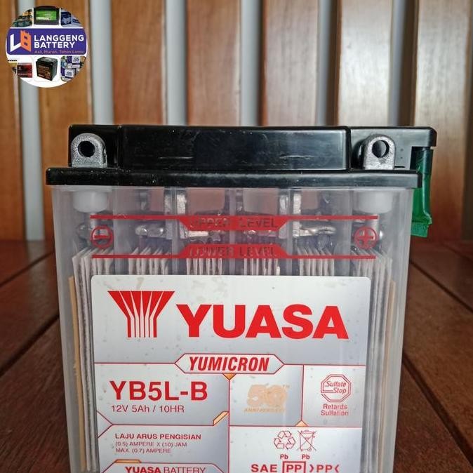 Aki Motor Honda Supra Fit Yuasa Yb5L-B