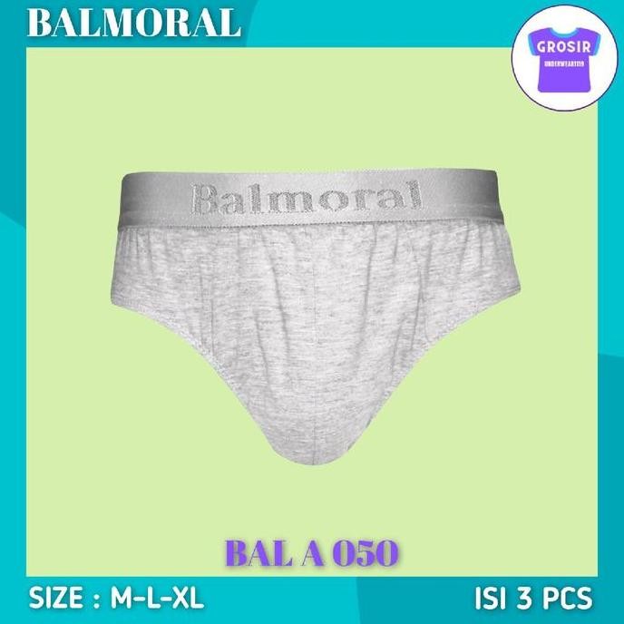 Promo Balmoral Celana Dalam Pria Dewasa BAL A050 Isi 3 pcs Bahan Katun COD