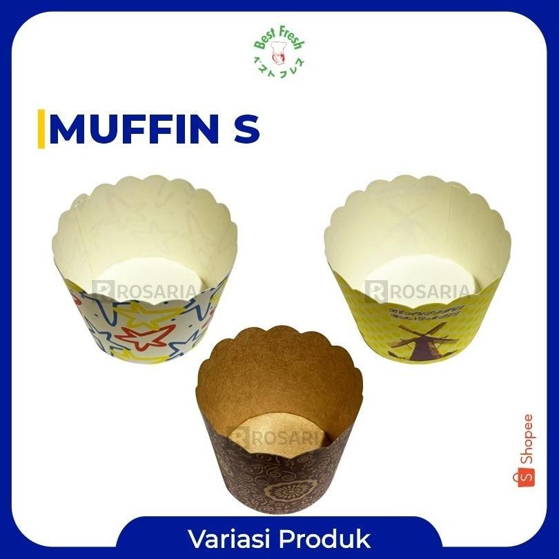 Tempat Baking Kue Muffin Uk S Cup Cake Bermotif Muffin Paper Case Cupcake Case Baru