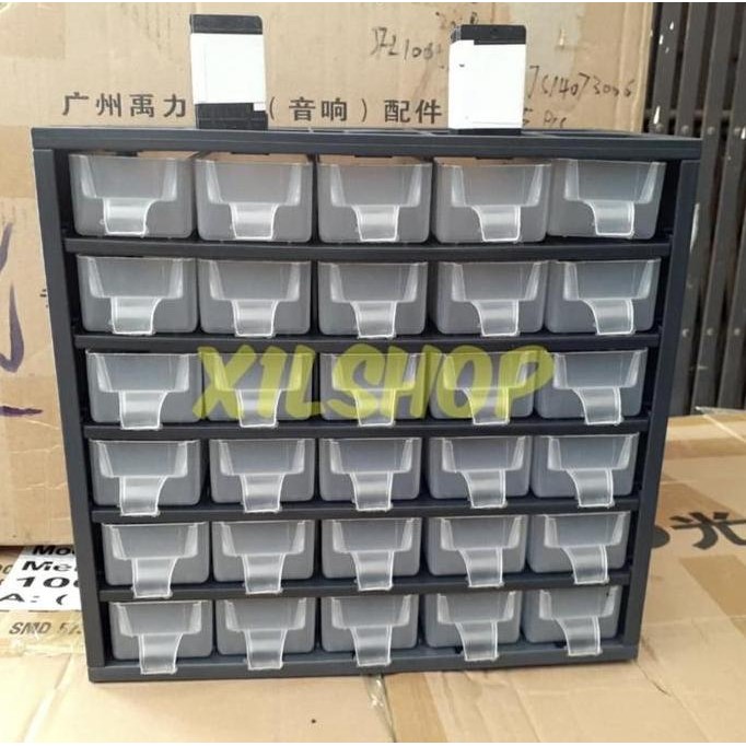 PROMO - Rak Komponen Lemari SparePart Laci Kecil Tanggung Besar Rako Rakko SIP