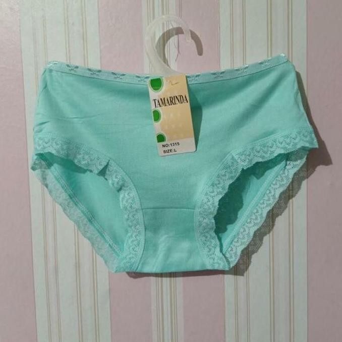 Promo 1 Lusin Cd tamarinda Renda Bawah Bahan Katun Premium COD