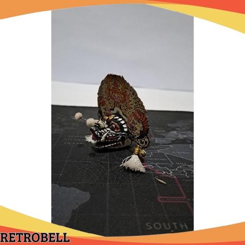 Barongan Devil Putih Telon Gantungan Kunci Unik Sungut BR -22