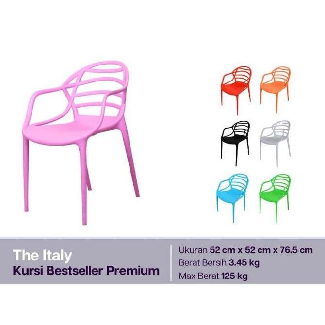 BEBAS ONGKIR - Kr161 - Kursi Santai Plastik Twin Pan / Kursi Taman / Kursi Santai