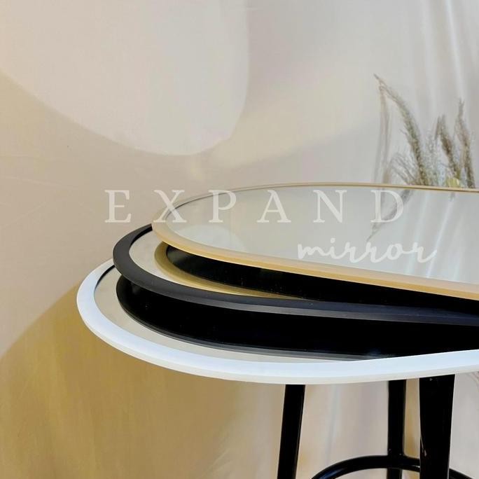 kaca gantung oval / cermin dinding /cermin gantung Gantungan