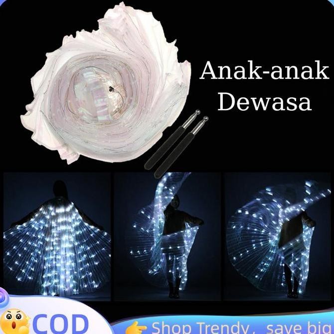 Sayap Bahu Karnaval Aksesoris Karnaval Sayap  Led Sayap Tari Penari Sayap Malaikat