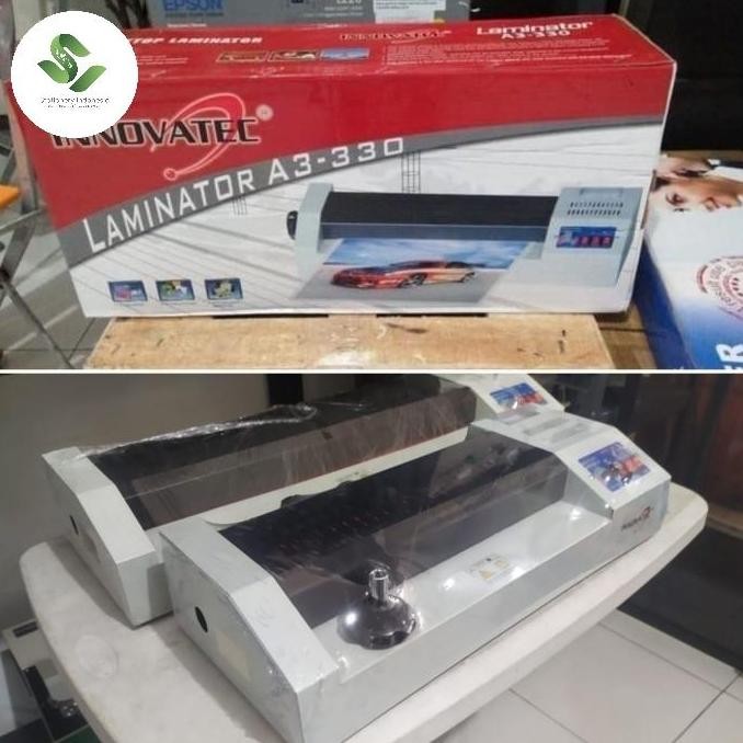 Mesin Alat Laminasi Panas Dingin 33cm Laminator A3 plus Innovatec A3-330 Hot Cold Laminating Machine